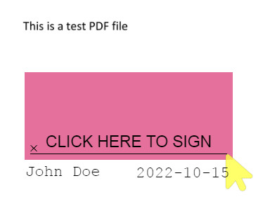 signature location screenshot